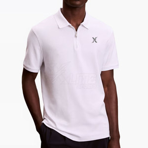 Fermeture éclair légère pour chemises pour hommes, motif uni, tissu tricoté, design confortable, matière douce, idéale pour une utilisation toute la journée - Product Image 2