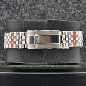 Reloj de Lujo para Hombre, Acero Inoxidable, Mecánico Automático, Analógico, 16 mm, Marcadores Luminosos Negros, Bisel Estriado, Jubilee Business - Product Image 4