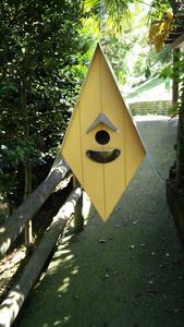 Casa para pájaros de metal para jardín o balcón, caja de anidación para aves, refugio para pájaros al aire libre, jaula decorativa para pájaros - Product Image 3