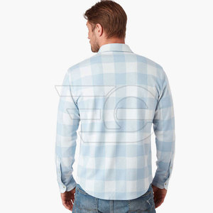 เสื้อเชิ้ตผ้าแฟลนเนลผู้ชาย แขนยาว ลายสก็อต ผ้าฝ้าย นุ่ม สบาย ใส่ได้ทุกวัน ติดกระดุม ใส่ทำงานได้ ทันสมัย เหมาะกับกิจกรรมกลางแจ้ง - Product Image 4