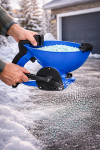 Esparcidor de Fertilizante Manual de 4 lb, Esparcidor de Semillas Rotatorio con Reposabrazos Ergonómico y Control de Flujo Ajustable para Semillas de Césped ODGADD005 - Product Image 4