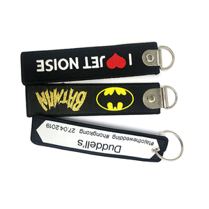 Porte-clés brodé personnalisé par le fabricant, porte-clés promotionnel, autres bijoux - Product Image 2