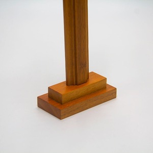 Croix religieuse antique en bois poli, faite à la main, à suspendre au mur pour la maison, l'église et la prière - Product Image 2