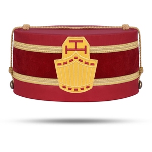 Chapeau de Cérémonie Maçonnique Haut Prêtre Chapeau de Chapitre Royal Arch en Velours Rouge avec Cordon Doré – Régalia et Coiffure Officier Cérémonial Royal Arch - Product Image 1