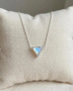 <b>Moonstone</b> Necklace Healing Crystal <b>Pendant</b> Protection Energy Stone Spiritual Jewelry Minimalist Gift for Women Elegant Necklace - Product Image 5