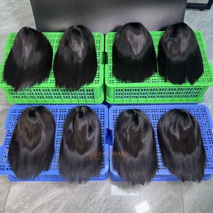 Lace <b>Front</b> <b>Wig</b> Bob Cut Vietnamese Human Hair <b>Wigs</b> Natural Color Swiss Lace Remy Hair Glueless Average Size - Product Image 6