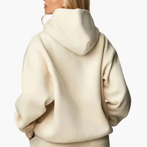 Ensemble de survêtement réversible deux pièces pour femme, col en V, longueur intégrale, très extensible, en polaire athlétique, style hip-hop, écologique, 220g, 100% - Product Image 2