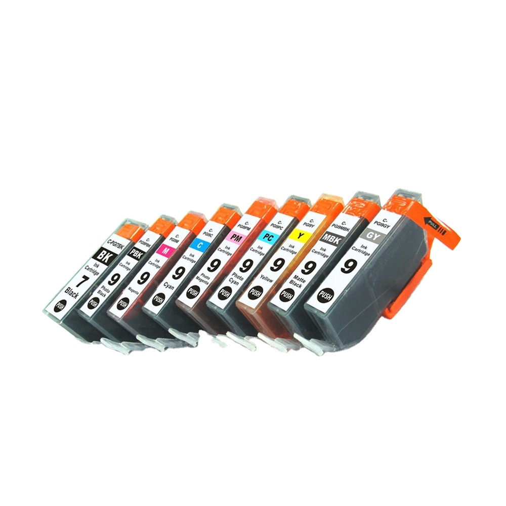 Tatrix PGI-7BK PGI7BK PGI-9 PGI9 цвета Совместимый картридж для принтера Canon MX7600 iX7000 Pro9500