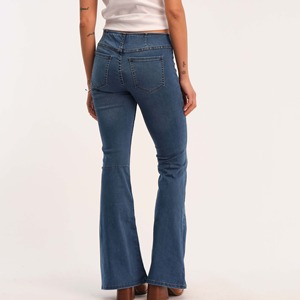 Pantalones Vaqueros Casuales de Longitud Regular para Mujer, Color Sólido Personalizado, Último Diseño, Jeans de Alta Calidad para Mujer - Product Image 2