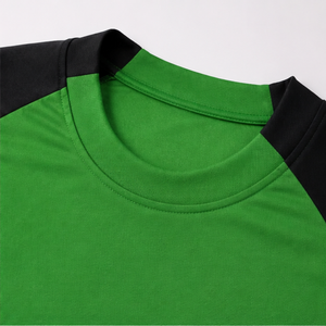 เสื้อยืดเทนนิสผู้ชายสั่งทำพิเศษ พิมพ์ลายซิลค์สกรีน สีพื้น ย้อมสีแบบเป็นมิตรต่อสิ่งแวดล้อม แขนเสื้อแบบแร็กแลน แขนสั้น เสื้อกีฬา ชุดทีม - Product Image 4