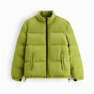 Men Stylish Puffer <b>Jacket</b> with Stand Collar <b>Warm</b> Cotton Padded and Thick Zipper Best Quality Outdoor Canvas Puffer <b>Jacket</b> - Product Image 5