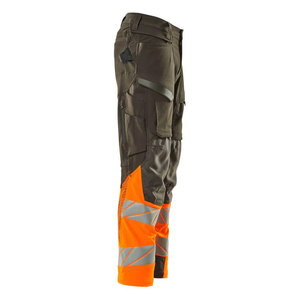 Pantalon de travail de sécurité à bandes réfléchissantes de haute qualité, respirant et confortable, pour les travailleurs du bâtiment - Product Image 2
