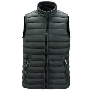 Low Price High Quality Customized Sleeves Less Color Puffer Jacket For Men <b>Top</b> Selling Street Wear Men Puffer Jacket - Product Image 3