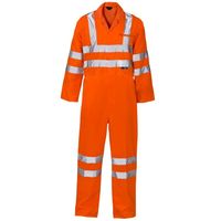 Conjunto de Trabajo Pro-Tech Antiestático, Impermeable, Transpirable, con Carcasa de Poliéster Ignífugo, Bolsillos de Seguridad con Cremallera y Triple Costura