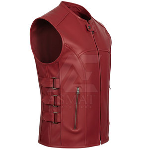 Chaleco de Motocicleta de Cuero para Hombre de Alta Calidad, Precio al por Mayor, Buen Material, Chaleco de Motocicleta 2026 - Product Image 1