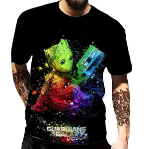 Camiseta Lisa de Algodón Grueso para Hombre, Personalizable con Gráficos, Estampado 3D en Relieve, Talla Grande - Product Image 6