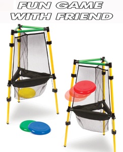 การสร้างความบันเทิงสำหรับกีฬากลางแจ้งเป้าหมายเพื่อความสนุกสนานในการเล่นกอล์ฟแผ่นดิสก์เกมโยนพร้อม2เป้าหมาย - Product Image 3