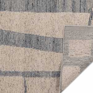 Luxury Flat Weave NZ Wool Handmade Cotton Backing Thin Eco-Friendly Low Pile Area <b>Rug</b> | Traditional <b>Abstract</b> Design for Living - Product Image 6