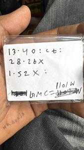 หน้าปัดนาฬิกาเพรนีตธรรมชาติแบบแบน ขนาด 28.5 มม. หนา 0.7 มม. รูตรงกลาง 2 มม. - Product Image 2