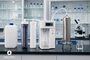 Sistema de Acondicionamiento de Agua de Laboratorio para Agua RO, DI y Destilada |   Generador de Agua por Resonancia Física HKE-L057 - Product Image 2
