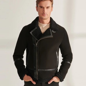 Blouson Aviateur Classique en Cuir pour Homme – Manteau d'Hiver en Cuir de Vachette Premium – Service d'Échantillons OEM Disponible Toujours - Product Image 1