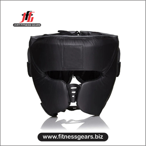 อุปกรณ์ฟิตเนส JUST FITNESS GEARS หมวกป้องกันศีรษะสำหรับฝึกซ้อมมวย PU คุณภาพสูง ปรับแต่งได้ หมวกคิกบ็อกซิ่งแบบถอดหน้ากากได้ - Product Image 2