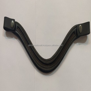 BANDA PARA CEJAS DE CANAL VACÍA DE CUERO GENUINO DE ALTA CALIDAD CON ACOLCHADO DURADERO Y BOTÓN DE BUCLE AJUSTABLE - Product Image 2