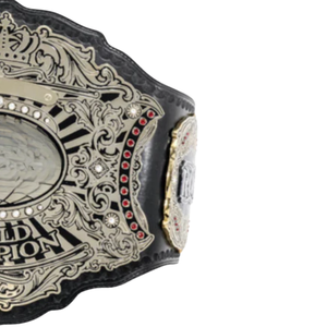 Ceinture de champion du monde de lutte personnalisable, qualité supérieure, design personnalisable, noir et argent - Product Image 3