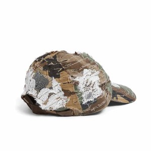 Vintage Distressed Camouflage Baseball Cap Men Adjustable 6-Panel Hat Ripped Canvas Style Casual Wear - Product Image 6