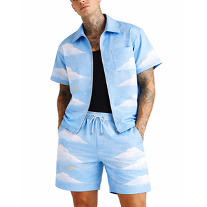 Trajes de Baño Personalizados al por Mayor que Cambian de Color, Bañadores Reactivos al Agua, Ropa de Baño Casual de Verano con Bolsillo con Cremallera, Proveedor OEM - Product Image 1