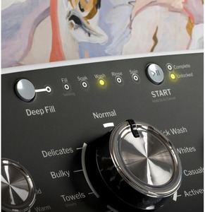 27 Inch <b>Top</b> <b>Load</b> Washer with 4.5 cu ft Capacity, Stainless Steel basket - Product Image 6