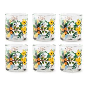 Set di 6 bicchieri Excelsa Floral Tumbler da 25 cl, design bohémien, per bevande fredde - Product Image 2