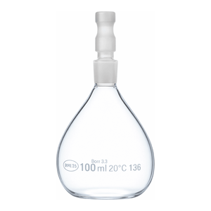 Picnómetro Gay-Lussac de Vidrio Borosilicato Glassco Clase A, 10-100 mL, para Gravedad Específica de Polvo - Product Image 3