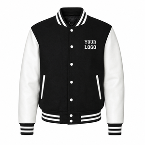 Autumn Versity College <b>Letterman</b> <b>Jackets</b> Fashion Custom Logo Long Sleeve Blank Varsity <b>Jackets</b> Casual Baseball <b>Jacket</b> for Men - Product Image 1