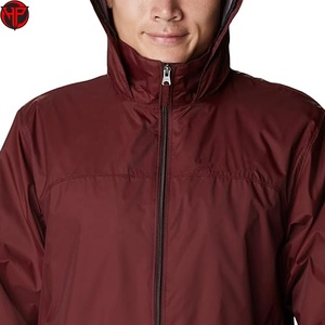 Personnalisez votre propre veste coupe-vent pour homme en toile, col montant, imperméable, style sportswear, à capuche, style streetwear, Windrunner - Product Image 4