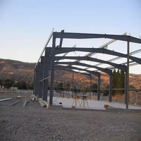 QCF070 Bâtiment à structure métallique pour ferme, jardin, garage, entrepôt, atelier, hangar, abri de stationnement préfabriqué