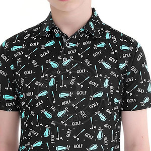 Camisetas de Polo de Golf para Hombre, Elegantes, Ajustadas, de Tela Suave para Uso Diario, Camisetas de Polo de Golf para Hombre, Aspecto Cómodo - Product Image 4