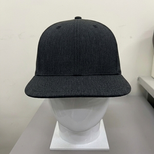 Custom OEM Blank 6 Panel Structured Baseball Cap Pre Curved Cotton Twill <b>Black</b> Hat Private <b>Label</b> Wholesale Supplier Sporty - Product Image 2