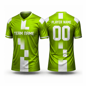 Football Jersey Customized Soccer Jerseys High Quality Breathable 100% <b>Polyester</b> Men's Football Uniform Soccer <b>T</b>-<b>Shirts</b> - Product Image 1