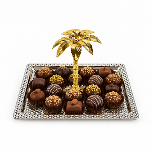 Increíble Plato de Metal Dorado para Servir Alimentos, Plato para Postres Hecho a Mano para Mesa, Plato para Dulces para el Hogar, Hoteles, Bodas y Fiestas - Product Image 4