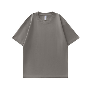 เสื้อยืดผู้ชายผ้าฝ้าย 100% ทรงปกติ พิมพ์ลายโลโก้ด้านหน้า แบบรักษ์โลก เนื้อผ้าหนา รับผลิตแบบ OEM/ODM แบรนด์ส่วนตัว - Product Image 3