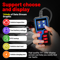 Nuevo Escáner de Códigos para Auto AT300 OBD2 Azul, Analizador de Motor de 12V, Herramientas de Diagnóstico Automotriz para Autos desde 1996