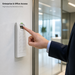 Lecteur de contrôle d'accès intelligent avec clavier à empreintes digitales, étanche, compatible Wiegand et OSDP - Product Image 6