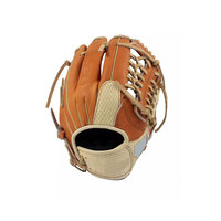 Guantes de Béisbol para Adultos con Palma de Cuero Suave, Costuras Resistentes y Correa de Muñeca Ajustable para Entrenamiento de Béisbol al Aire Libre