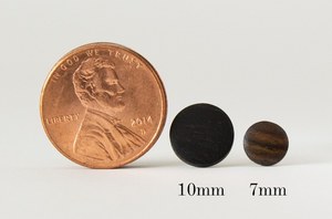 Cuentas espaciadoras redondas de madera, accesorios para joyería, conectores para manualidades - Product Image 6