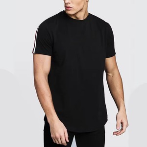 Camisetas de Algodón de Alta Calidad con Logotipo Personalizado, Impresión DTG, Camisetas Oversize de Hip Hop para Hombre, Camisetas con Hombros Caídos, Impresión Digital - Product Image 1