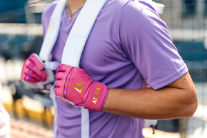 Premium Leather <b>Baseball</b> Batting Gloves Professional Right/Left Hand with Custom Logo High Quality Durable Breathable - Product Image 4