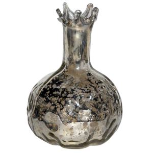Vase de table en forme de grenade décoratif pour la maison Vase à main couleur bronze Vases en verre mosaïque de fleurs Pot de fleurs en verre en gros - Product Image 1