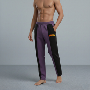 Pantalones Deportivos Holgados de Lujo para Hombre, Pantalones Casuales de Pierna Ancha de Algodón Premium - Product Image 1