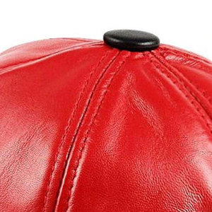 Outdoor Streetwear Leather <b>Hats</b> Fashion Use Adjustable Straps Lightweight Breathable Men Women Stylish Leather <b>Hats</b> - Product Image 6